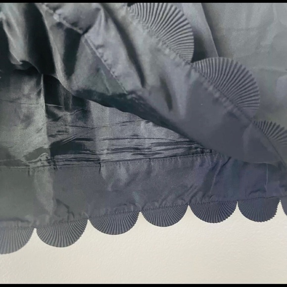 BCBGMaxAzria Pleated Taffeta Tube Top Dress Sz 12 Beaded party - Picture 12 of 16